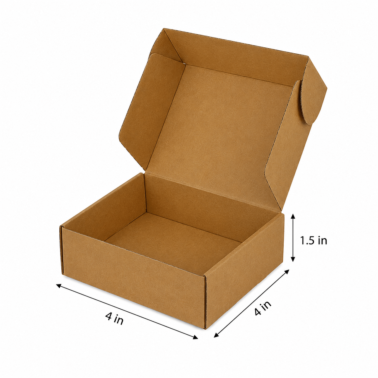 Custom Mailer Boxes in India | Corrugated Packaging | Prince Packs 4 X 4 X 1.5 Inch
