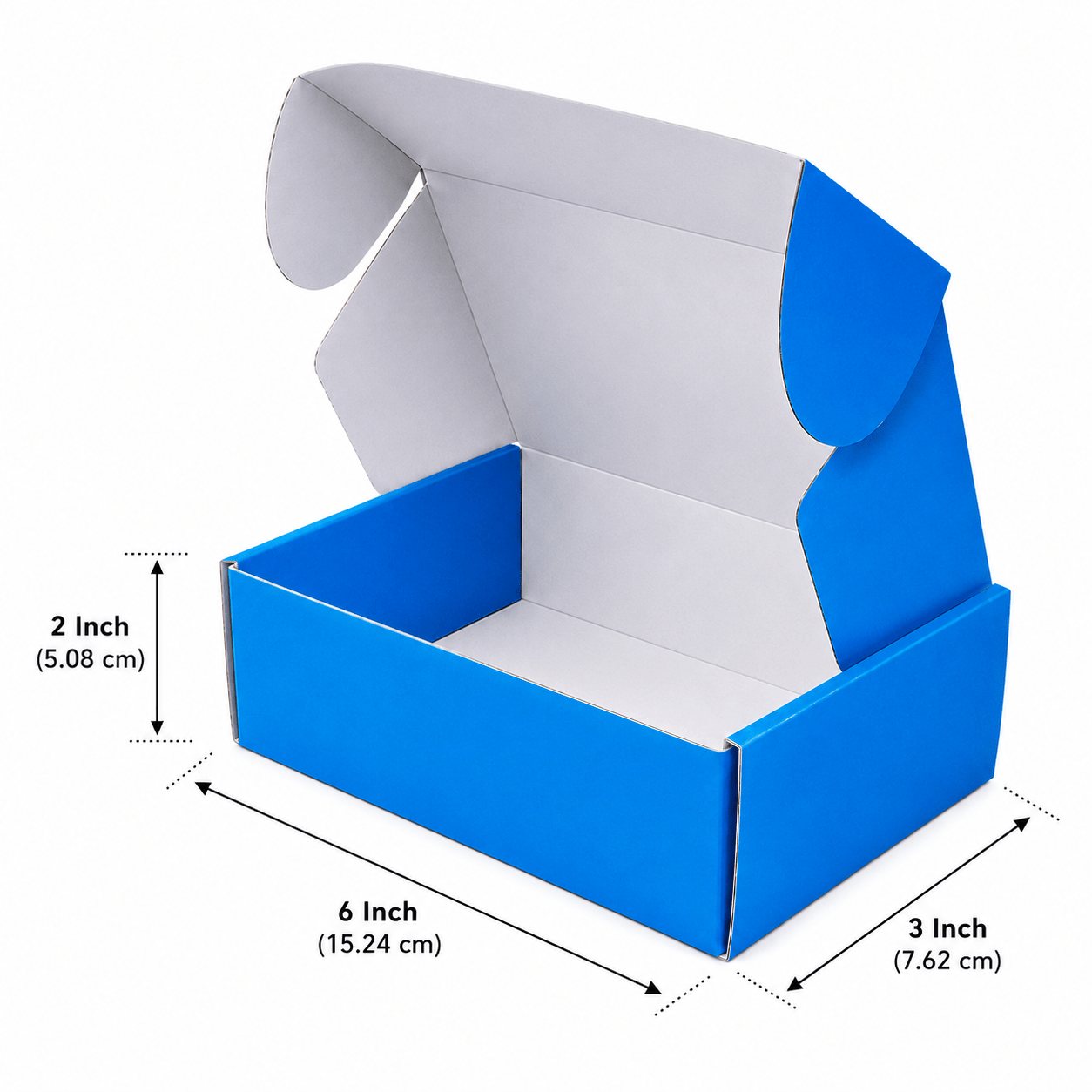 Color Mailer Boxes | Custom Printed Packaging | Prince Packs | 6 X 3 X 2 Inch