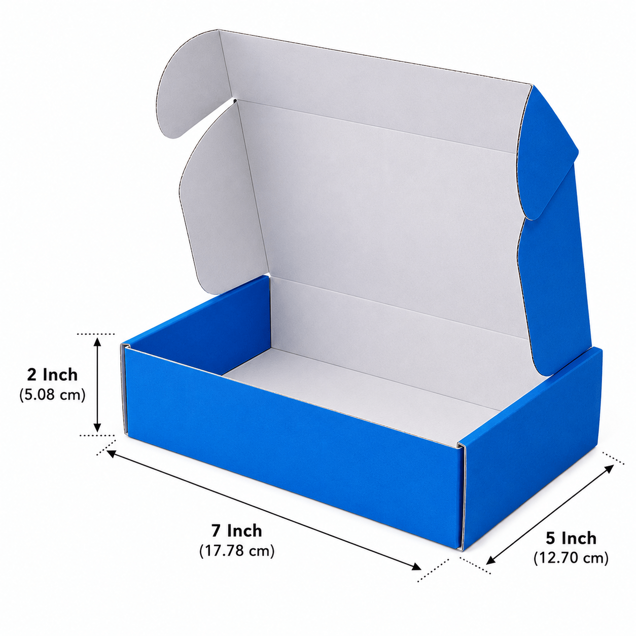 Color Mailer Boxes | Custom Printed Packaging | Prince Packs | 7 X 5 X 2 Inch