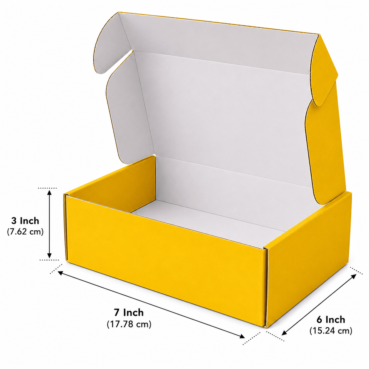 Color Mailer Boxes | Custom Printed Packaging | Prince Packs | 7 X 6 X 3 Inch