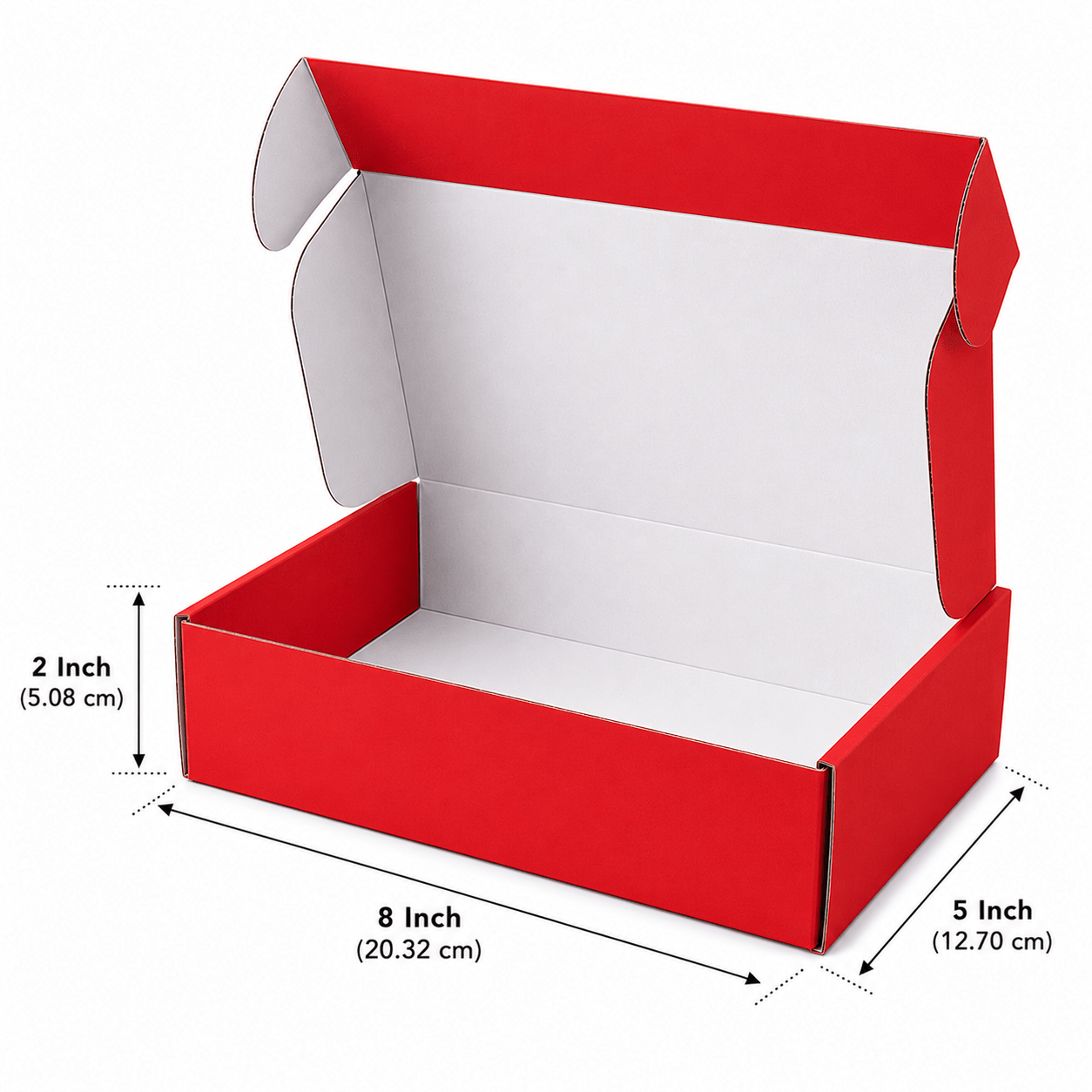 Color Mailer Boxes | Custom Printed Packaging | Prince Packs | 8 X 5 X 2 Inch